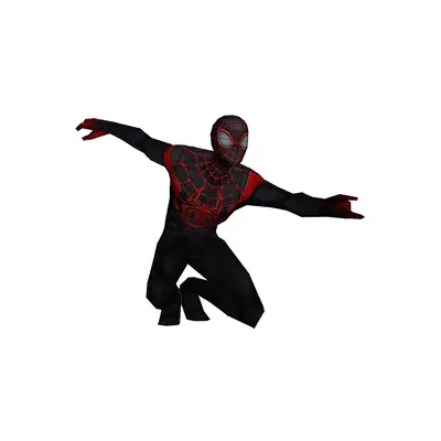 [WR Papercraft] Spider-Man Miles Morales-52纸模网 - 海量纸模型图纸下载
