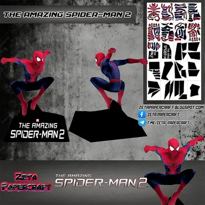 [Zeta Papercraft] The Amazing Spider-Man 2-52纸模网 - 海量纸模型图纸下载