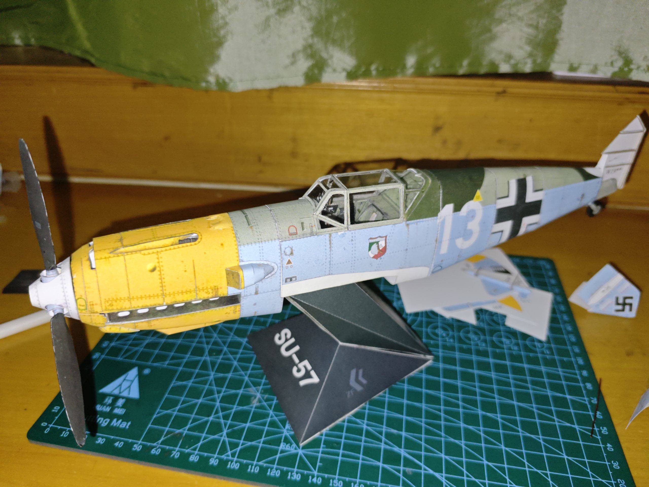 哈林斯基bf109E4配图 - 第7张 - 52纸模网