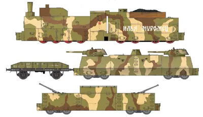 [Best Papermodels] Armoured train Ilja Muromec-52纸模网 - 海量纸模型图纸下载