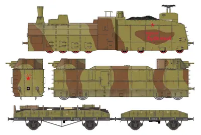 [Best Papermodels] Armoured train Marschal Budyonny-52纸模网 - 海量纸模型图纸下载