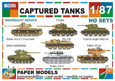 [Best Papermodels] Captured Tanks-52纸模网 - 海量纸模型图纸下载