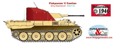 [Best Papermodels] Flakpanzer V Coelian-52纸模网 - 海量纸模型图纸下载