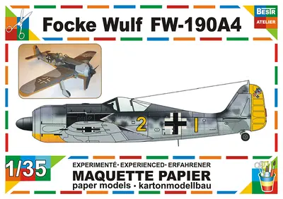 [Best Papermodels] Focke Wulf Fw-190 A-4-52纸模网 - 海量纸模型图纸下载