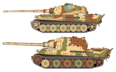 [Best Papermodels] Jagdtiger, Kingtiger-52纸模网 - 海量纸模型图纸下载