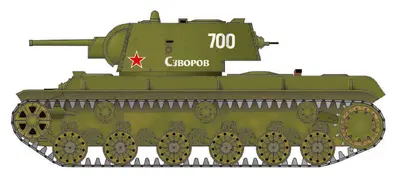 [Best Papermodels] KV-1A 1941-52纸模网 - 海量纸模型图纸下载