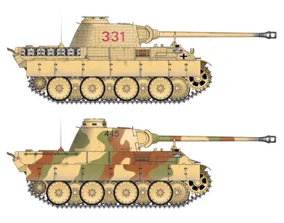 [Best Papermodels] Panther Ausf.A-52纸模网 - 海量纸模型图纸下载