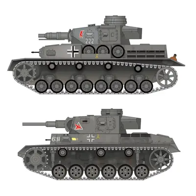 [Best Papermodels] Panzer IV F1, Panzer III J-52纸模网 - 海量纸模型图纸下载