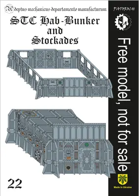 [Elli Patoroch] Warhammer 40K – STC Hab-Bunker and Stockades-52纸模网 - 海量纸模型图纸下载