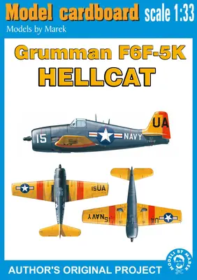[Model Cardboard] Grumman F6F-5K Hellcat重涂版-52纸模网 - 海量纸模型图纸下载