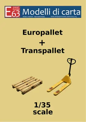 [Modelli di Carta] Europallet + Transpallet-52纸模网 - 海量纸模型图纸下载
