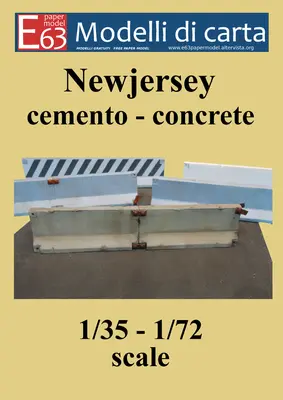 [Modelli di Carta] Newjersey cemento-concrete-52纸模网 - 海量纸模型图纸下载