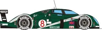 [PreDes] Bentley Speed 8 LeMans 2003-52纸模网 - 海量纸模型图纸下载