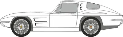 [PreDes] Corvette C2 1963-52纸模网 - 海量纸模型图纸下载