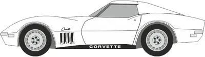 [PreDes] Corvette C3 1972-52纸模网 - 海量纸模型图纸下载