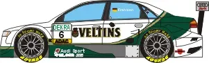 [PreDes] DTM 2006 - Audi A4 - H.H.Frentzen (ABT)-52纸模网 - 海量纸模型图纸下载