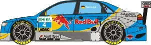 [PreDes] DTM 2006 - Audi A4 - M.Tomczyk (ABT)-52纸模网 - 海量纸模型图纸下载