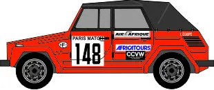 [PreDes] Dakar 1981 - VW 181-52纸模网 - 海量纸模型图纸下载