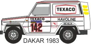 [PreDes] Dakar 1983 - Mercedes Benz G-52纸模网 - 海量纸模型图纸下载