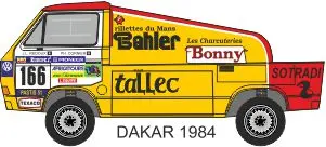 [PreDes] Dakar 1984 - Redoux - Cornier-52纸模网 - 海量纸模型图纸下载