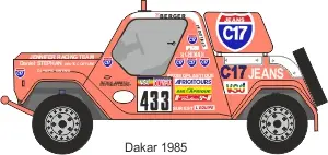 [PreDes] Dakar 1985 - Mercedes Proto Koko-52纸模网 - 海量纸模型图纸下载