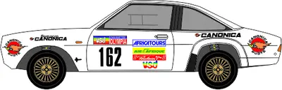 [PreDes] Dakar 1985 - Opel Manta-52纸模网 - 海量纸模型图纸下载