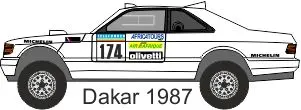 [PreDes] Dakar 1987 - Mercedes Benz 560 SEC 4✕4-52纸模网 - 海量纸模型图纸下载