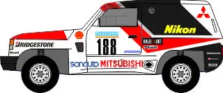 [PreDes] Dakar 1987 - Mitsubishi Pajero-52纸模网 - 海量纸模型图纸下载