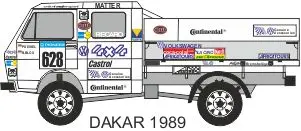 [PreDes] Dakar 1989 - Volkswagen LT-52纸模网 - 海量纸模型图纸下载