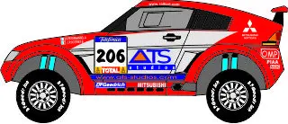 [PreDes] Dakar 2003 - Mitsubishi Pajero Evo-52纸模网 - 海量纸模型图纸下载