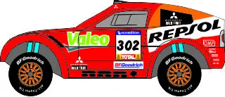 [PreDes] Dakar 2007 - Mitsubishi Pajero Evo-52纸模网 - 海量纸模型图纸下载