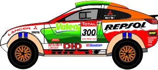 [PreDes] Dakar 2009 - Mitsubishi Pajero Evo-52纸模网 - 海量纸模型图纸下载