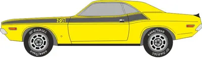[PreDes] Dodge Challenger 1970-52纸模网 - 海量纸模型图纸下载