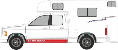 [PreDes] Dodge RAM 1500-52纸模网 - 海量纸模型图纸下载