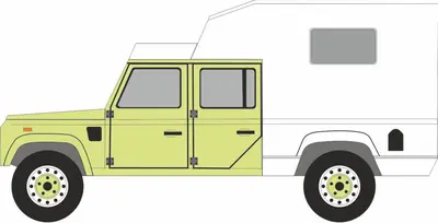 [PreDes] Land Rover Defender Camper-52纸模网 - 海量纸模型图纸下载