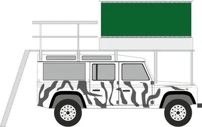 [PreDes] Land Rover Defender Camper-52纸模网 - 海量纸模型图纸下载