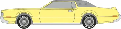 [PreDes] Lincoln Continental Mark IV 1972-52纸模网 - 海量纸模型图纸下载