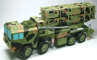 [PreDes] MAN 15t Startrampe LS-52纸模网 - 海量纸模型图纸下载