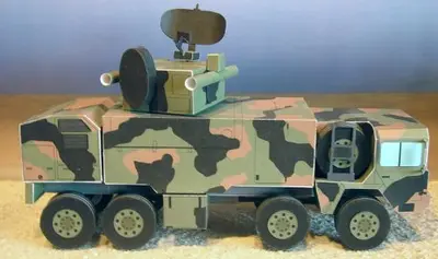 [PreDes] MAN 8x8 15t FlaRakRAD Roland-52纸模网 - 海量纸模型图纸下载