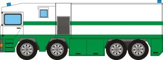 [PreDes] MAN Bundesbank Police-52纸模网 - 海量纸模型图纸下载