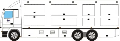 [PreDes] Mercedes Benz Actros - WIGE Sportprodukionen-52纸模网 - 海量纸模型图纸下载