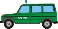 [PreDes] Mercedes Benz G4 Bremen Police-52纸模网 - 海量纸模型图纸下载