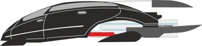 [PreDes] Mercedes Benz Glider - Men in Black II-52纸模网 - 海量纸模型图纸下载