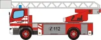 [PreDes] Mercedes Benz Hubrettungswagen DLK Bremen Fire-52纸模网 - 海量纸模型图纸下载