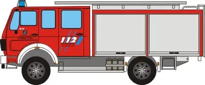 [PreDes] Mercedes Benz SK GER Fire-52纸模网 - 海量纸模型图纸下载