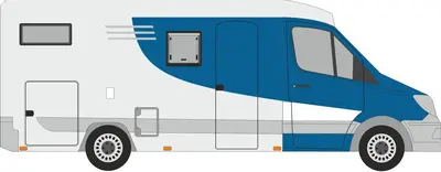 [PreDes] Mercedes Benz Sprinter Camper-52纸模网 - 海量纸模型图纸下载