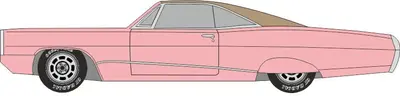 [PreDes] Pontiac Bonneville 1966-52纸模网 - 海量纸模型图纸下载