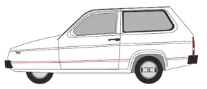 [PreDes] Reliant Rialte SE (1981-1998)-52纸模网 - 海量纸模型图纸下载