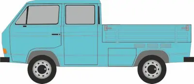 [PreDes] VW Bus Doka-52纸模网 - 海量纸模型图纸下载
