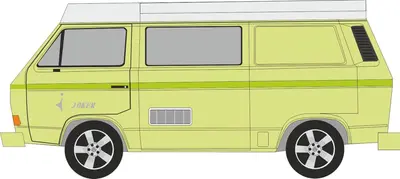 [PreDes] VW T3 Camper-52纸模网 - 海量纸模型图纸下载